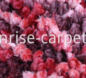 Space Dyed Thick Yarn Carpet Rug